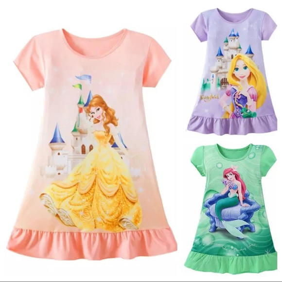 Other - Princess Belle Ariel Rapunzel nightgowns